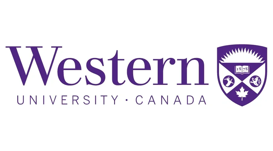 Western University logo in purple text with Canada subtitle.